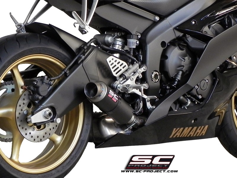 SC Project GP M2 Slip On Low Mount 2006 2016 Yamaha YZF R6 Y04 L18C